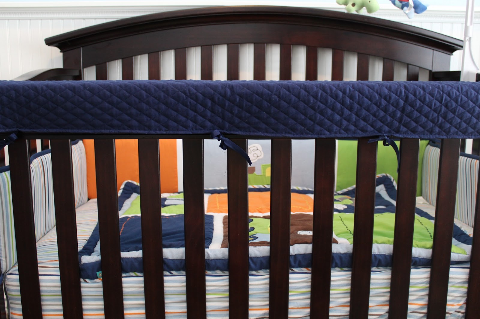 MOMMY ON DEMAND Easy DIY Crib Rail Cover
